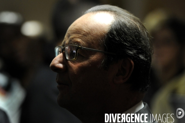 Déplacement de François HOLLANDE pour ses voeux aux corréziens