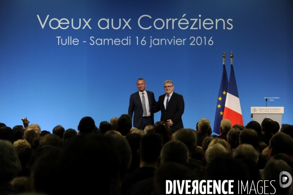 Déplacement de François HOLLANDE pour ses voeux aux corréziens