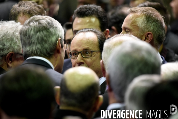 Déplacement de François HOLLANDE pour ses voeux aux corréziens