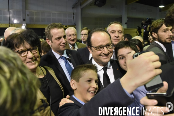 Déplacement de François HOLLANDE pour ses voeux aux corréziens