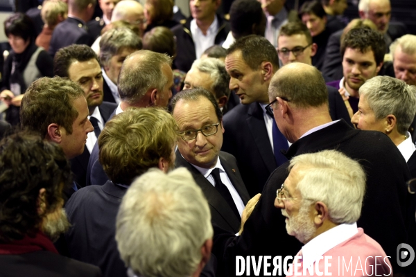 Déplacement de François HOLLANDE pour ses voeux aux corréziens