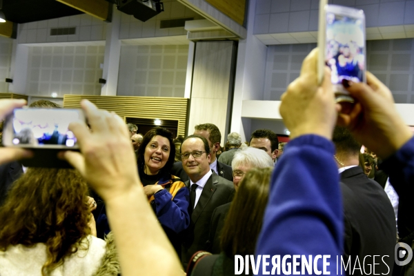 Déplacement de François HOLLANDE pour ses voeux aux corréziens