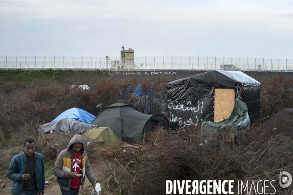 Jungle de Calais, décembre 2015