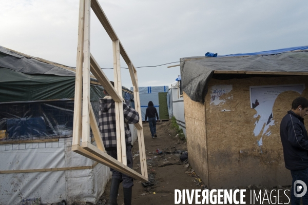 Jungle de Calais, décembre 2015