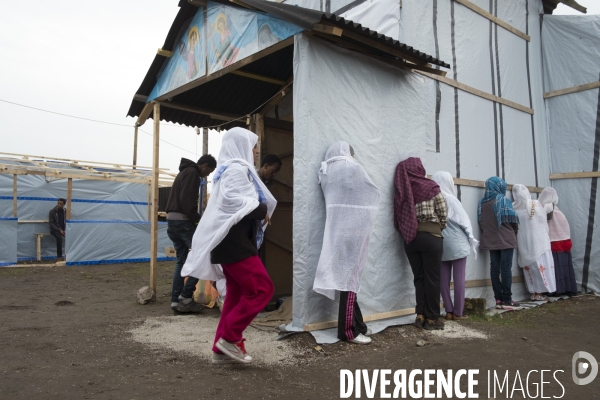 Jungle de Calais, décembre 2015