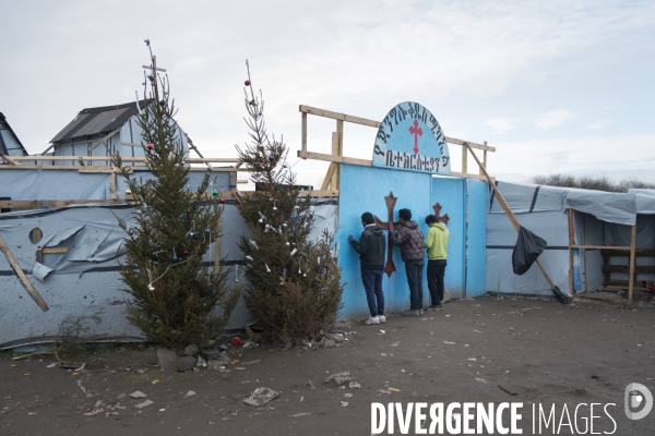 Jungle de Calais, décembre 2015