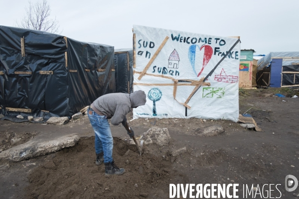 Jungle de Calais, décembre 2015