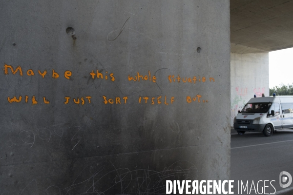 Jungle de Calais, décembre 2015