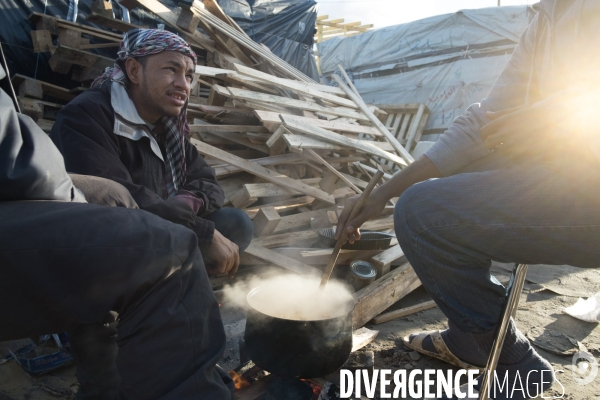 Jungle de Calais, décembre 2015