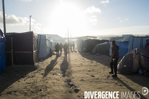 Jungle de Calais, décembre 2015