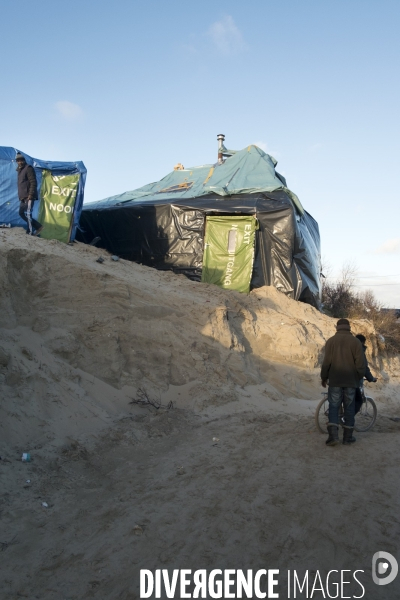 Jungle de Calais, décembre 2015