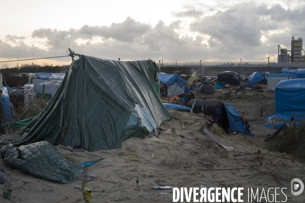 Jungle de Calais, décembre 2015