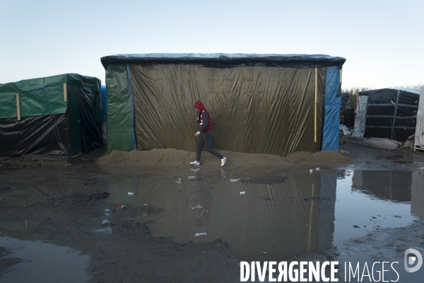 Jungle de Calais, décembre 2015