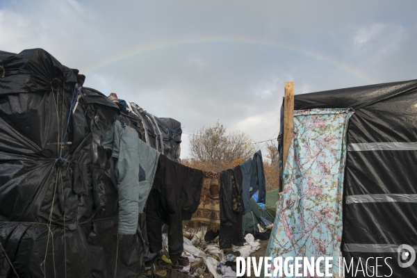 Jungle de Calais, décembre 2015