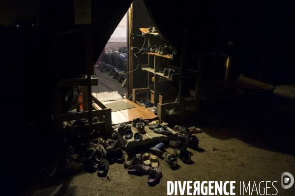 Jungle de Calais, décembre 2015