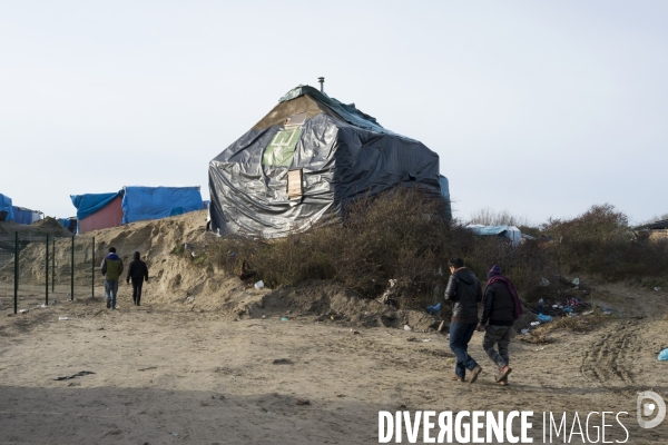 Jungle de Calais, décembre 2015