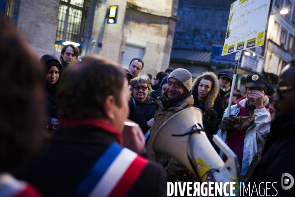 St Denis : manifestation des habitants de la rue du Corbillon.