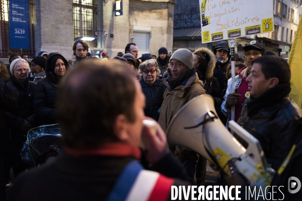 St Denis : manifestation des habitants de la rue du Corbillon.