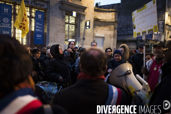 St Denis : manifestation des habitants de la rue du Corbillon.