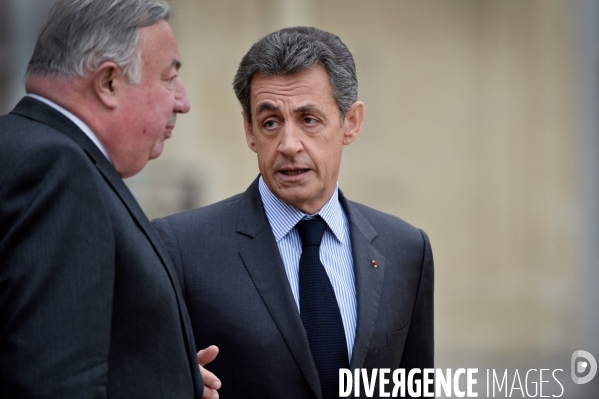 Gerard Larcher avec Nicolas Sarkozy