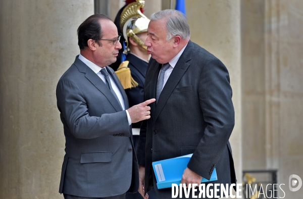 Gerard Larcher avec François Hollande