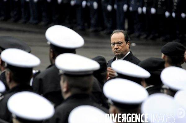 Voeux de François HOLLANDE aux forces de sécurité