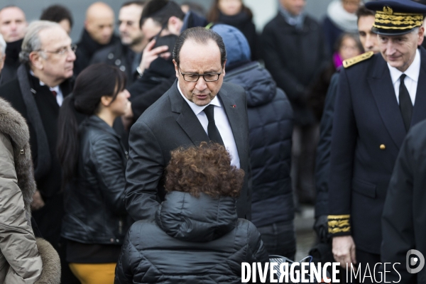 Hommage aux victimes de l attentat à l Hyper Cacher