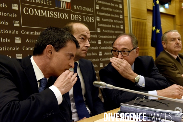 Déchéance de nationalité. Manuel Valls devant la commission des lois