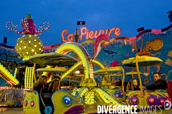 Illustration Janvier2016.La Pieuvre, un manege de la fete foraine