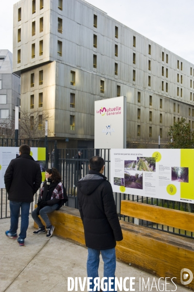 Illustration Janvier2016.Ouverture d  un nouveau troncon de la Petite ceniture dans le 13 eme arrondissement