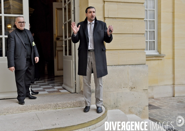 Reunion entre les organisations nationales des taxis et Manuel Valls