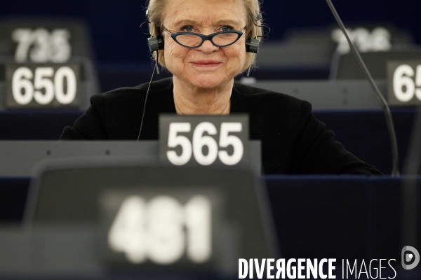 L hémicycle du Parlement européen de Strasbourg