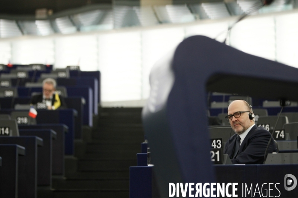 L hémicycle du Parlement européen de Strasbourg