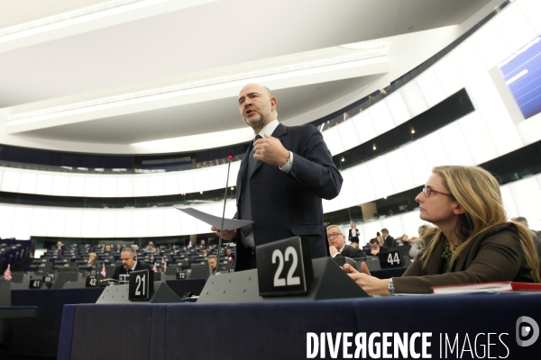 L hémicycle du Parlement européen de Strasbourg