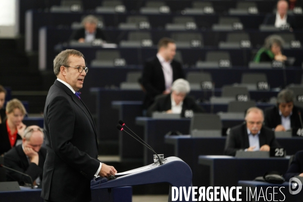 L hémicycle du Parlement européen de Strasbourg