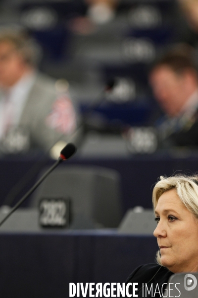 L hémicycle du Parlement européen de Strasbourg