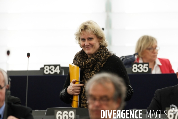 L hémicycle du Parlement européen de Strasbourg