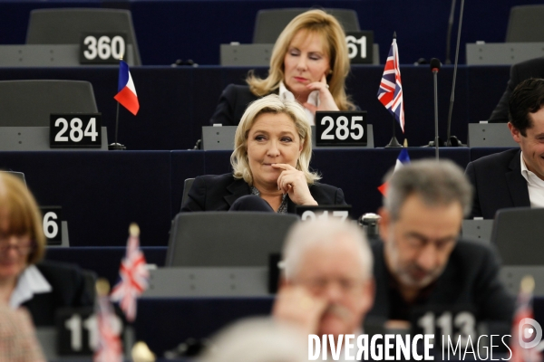 L hémicycle du Parlement européen de Strasbourg