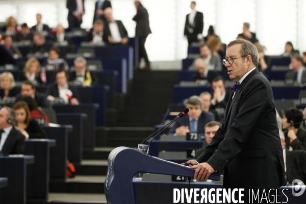 L hémicycle du Parlement européen de Strasbourg