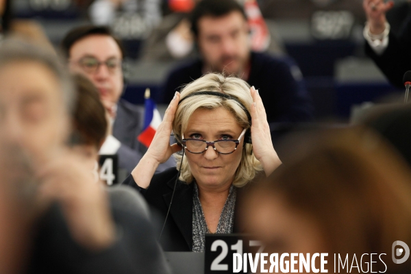 L hémicycle du Parlement européen de Strasbourg