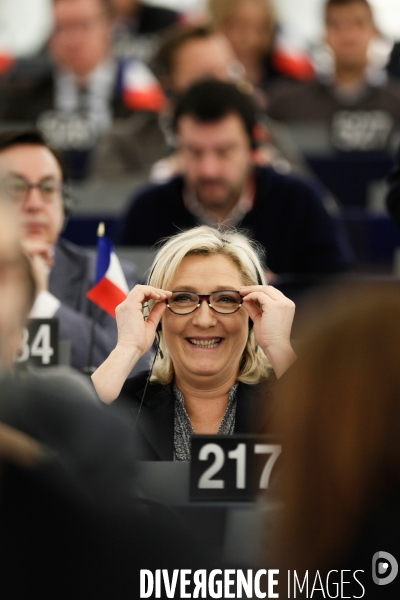 L hémicycle du Parlement européen de Strasbourg
