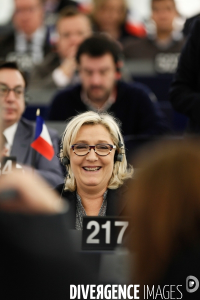 L hémicycle du Parlement européen de Strasbourg