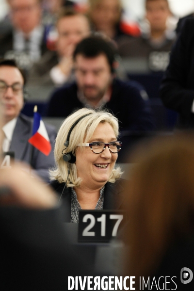 L hémicycle du Parlement européen de Strasbourg