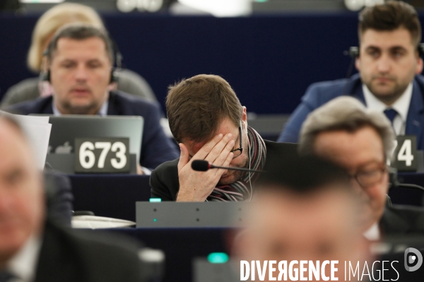 L hémicycle du Parlement européen de Strasbourg