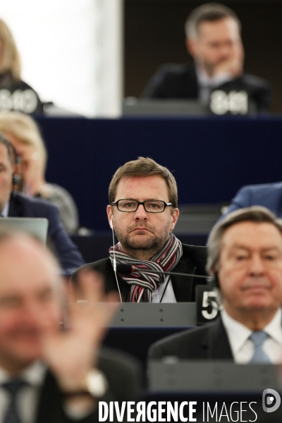 L hémicycle du Parlement européen de Strasbourg