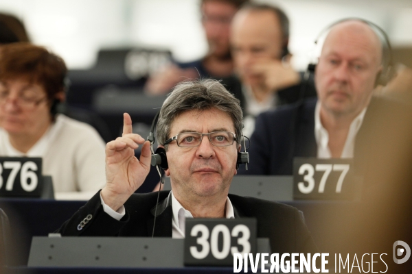 L hémicycle du Parlement européen de Strasbourg