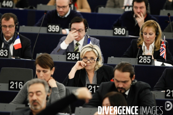 L hémicycle du Parlement européen de Strasbourg