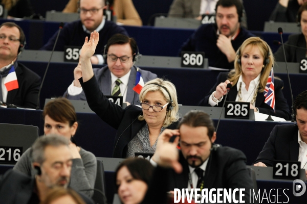 L hémicycle du Parlement européen de Strasbourg