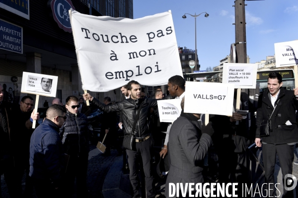 Manifestation des VTC et Loti