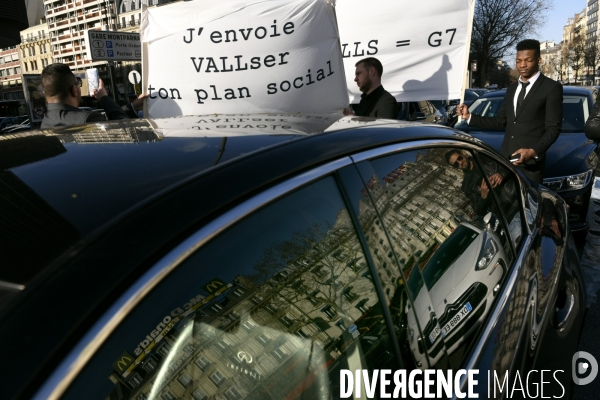 Manifestation des VTC et Loti